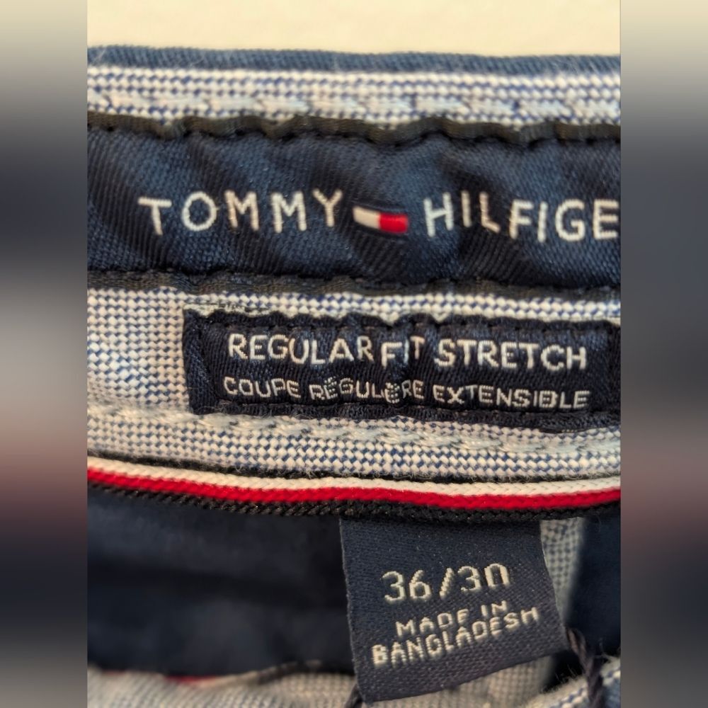 Tommy Hilfiger Blue Chino Pants Men’s 36x30 NWT Preppy Old Money - Picture 3 of 6